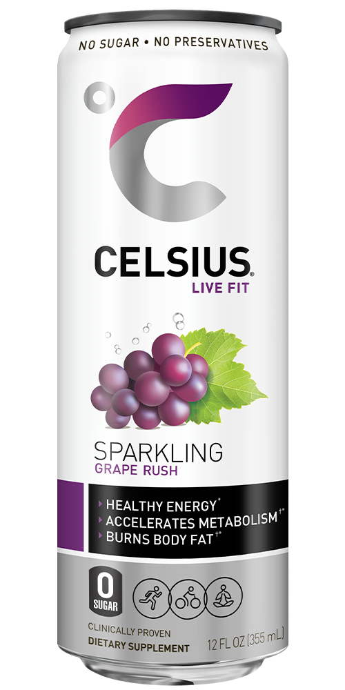 Celsius Grape Front