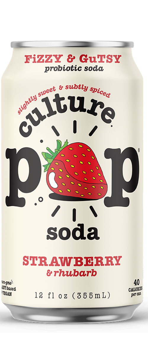 Culture Pop Strawberry soda front
