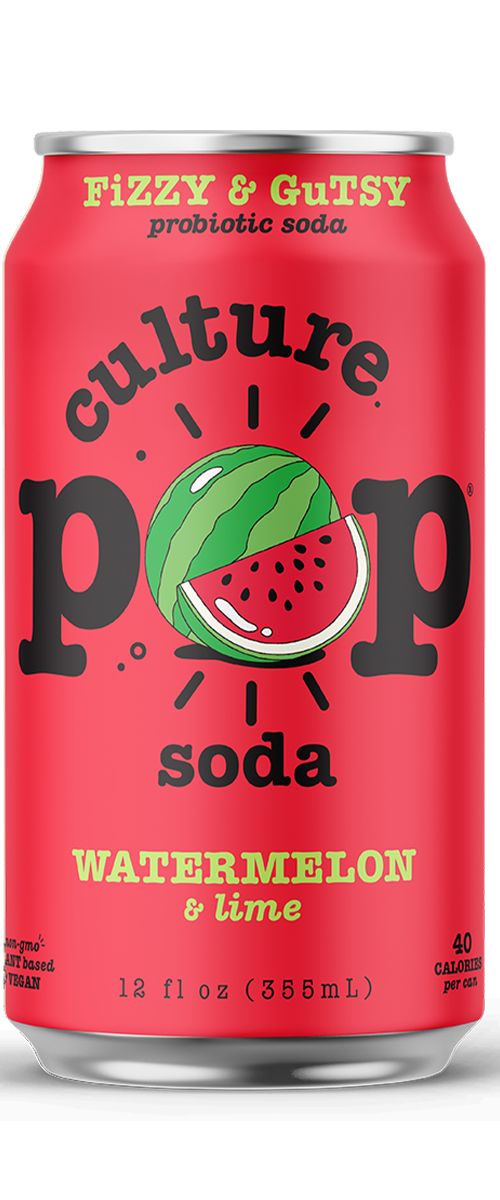 Culture Pop Watermelon & lime soda front