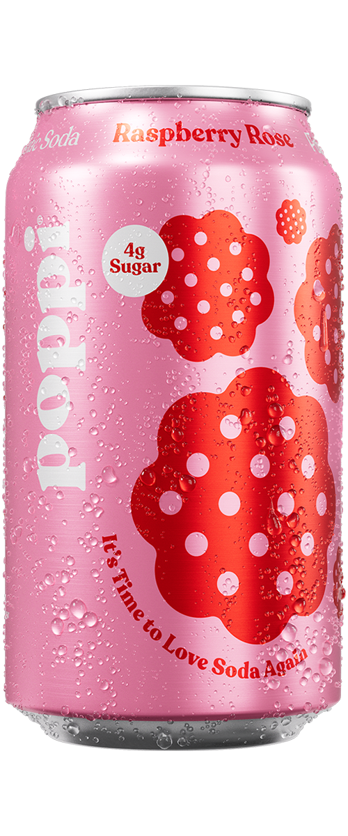 Poppi Raspberry Rose front