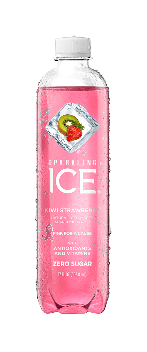 Sparkling Ice 17oz Kiwi Strawberry - front 1