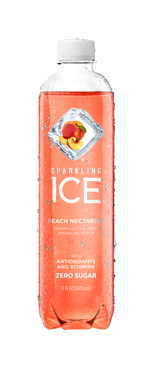 Sparkling Ice 17oz Peach Nectarine-front