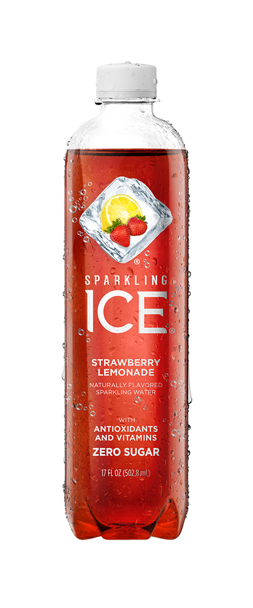 Sparkling Ice 17oz Strawberry Lemonade-front
