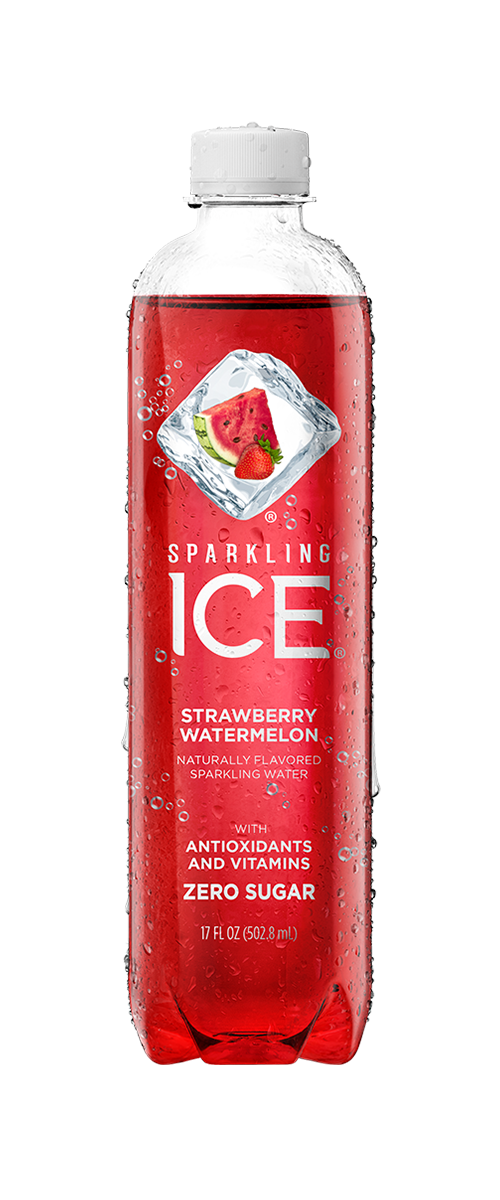 Sparkling Ice 17oz Strawberry Watermelon- front