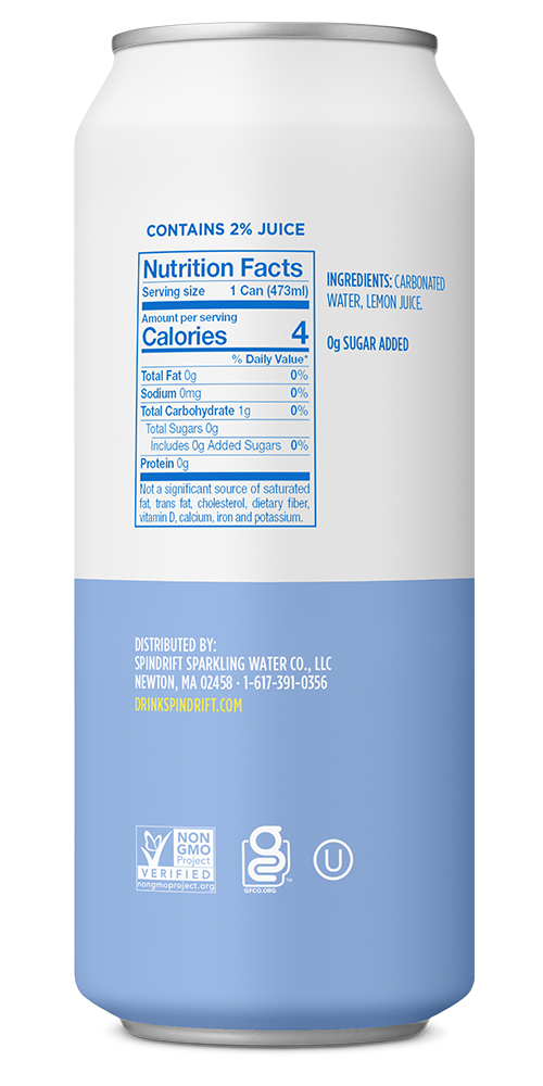 Spindrift Lemon Back