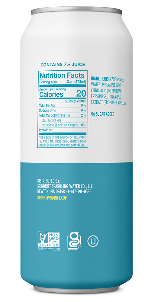 Spindrift Pineapple Back NEW