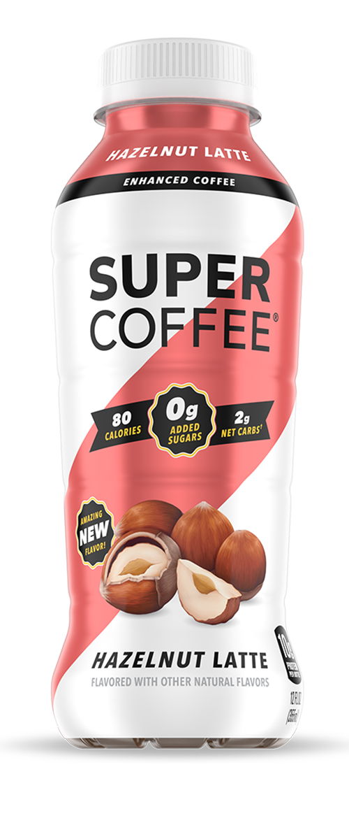 hazelnut latte- 12oz front