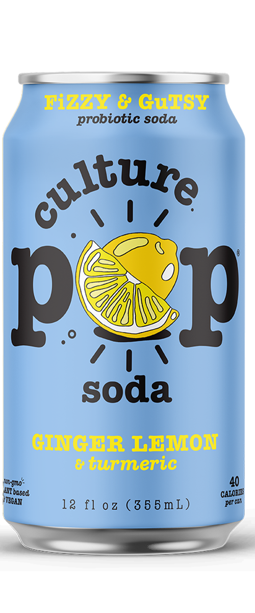Culture Pop Ginger Lemon soda