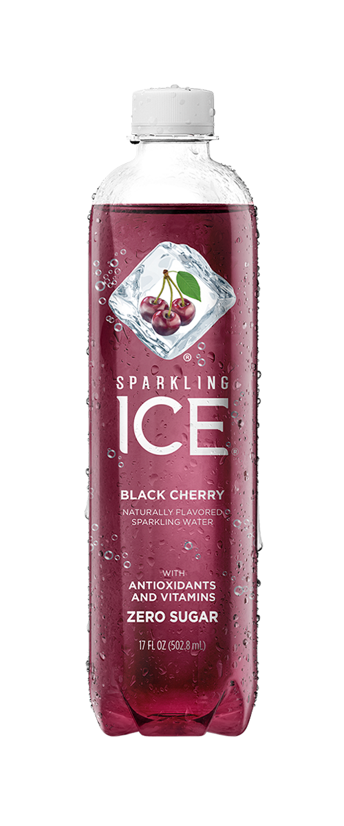 Sparkling Ice 17oz Black cherry - Front 1