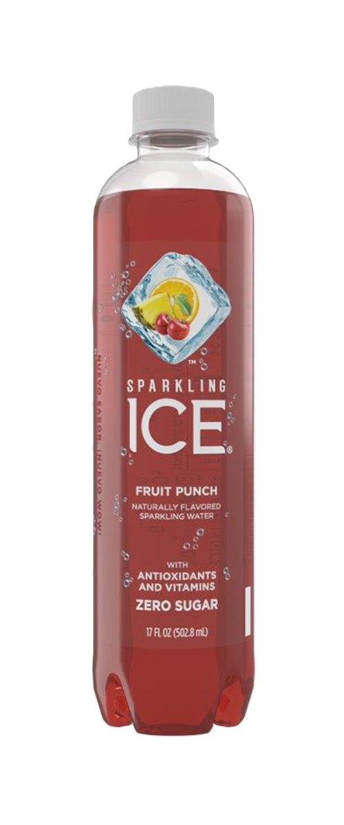 Sparkling Ice 17oz Fruit Punch - front 1