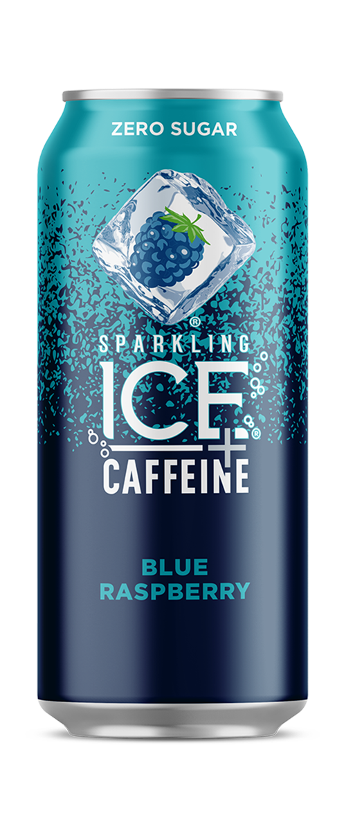 Sparkling can 16oz Blue Raspberry- front