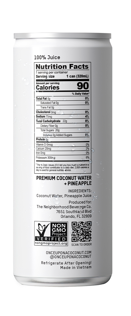 Once Upon a Coconut Pineapple back