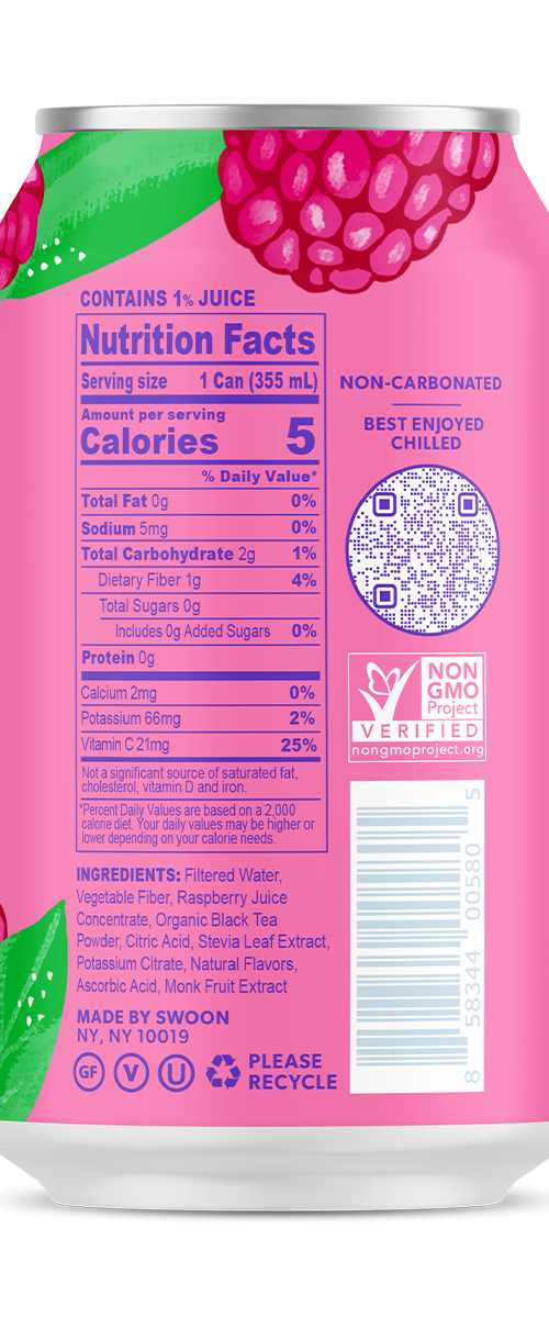Swoon Raspberry tea-back