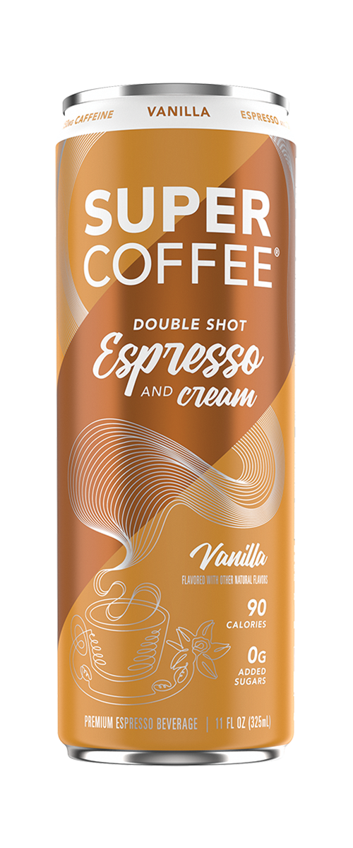 Super Coffee-11oz- Espresso vanilla- front 1