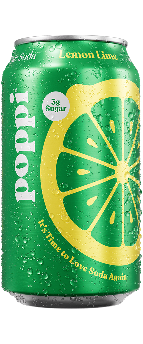Poppi Lemon Lime front