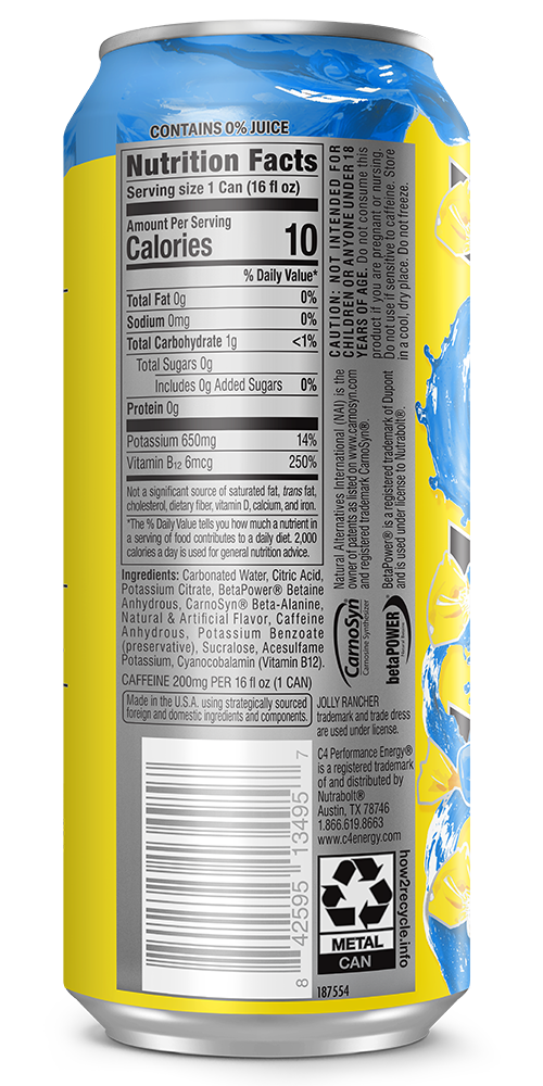 C4 Jolly Rancher Blue Raspberry Back