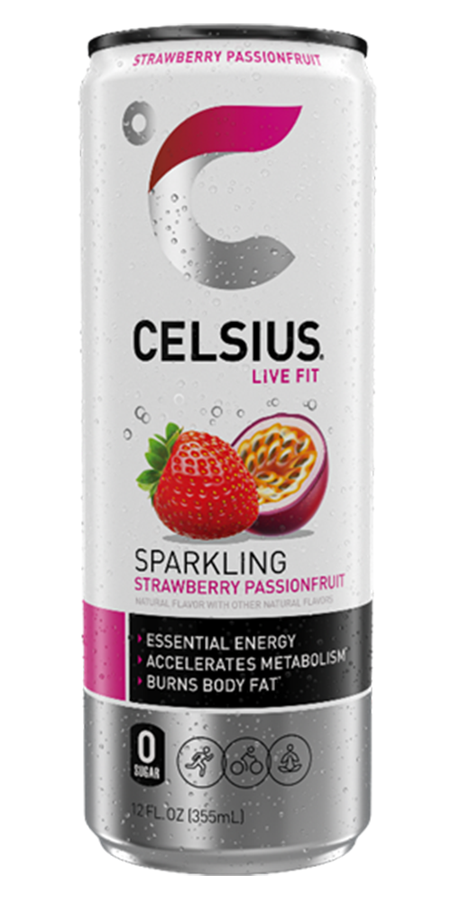 Celsius 12oz Strawberry Passionfruit