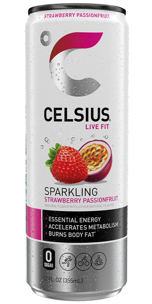 Celsius Straw Passionfruit front