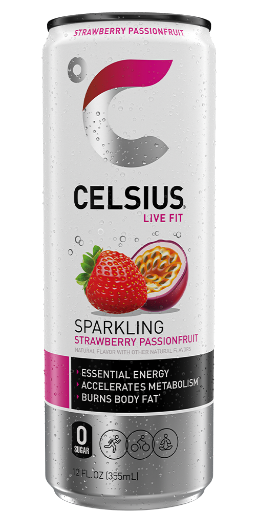 Celsius Strawberry Passionfruit Front