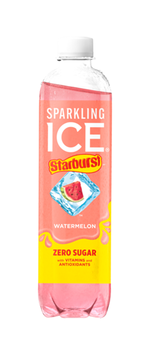 Sparkling Ice 17oz Starburst Watermelon- front