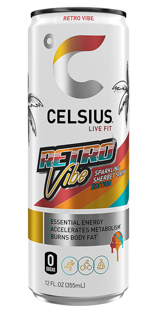 CELSIUS RETRO VIBE SHERBET SLUSH