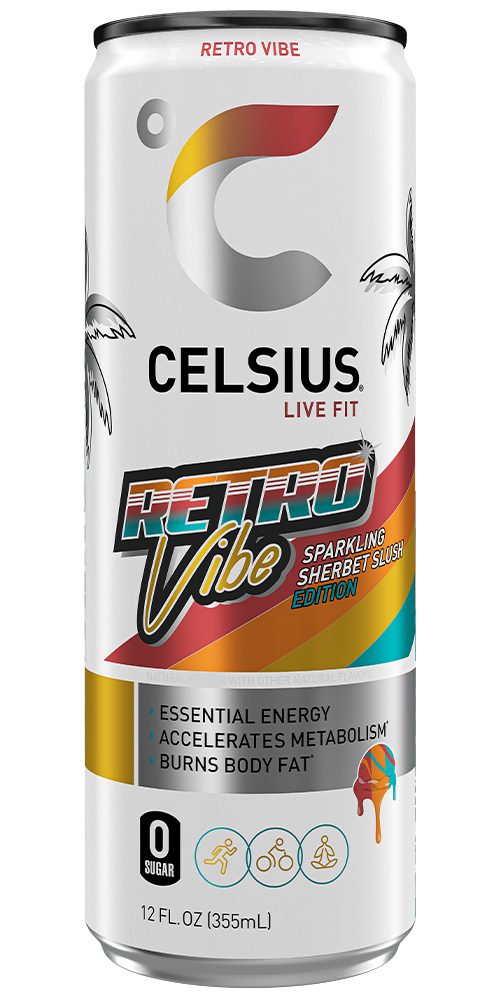 Celsius Retro Vibe Front