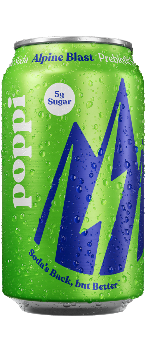 Poppi soda Alpine Blast- front 1