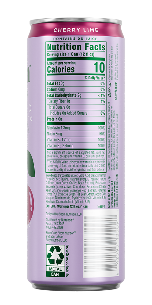 Bloom Cherry Lime back NEW