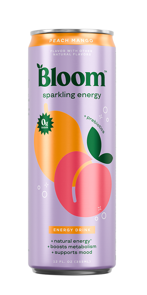 Bloom Peach mango 12oz front