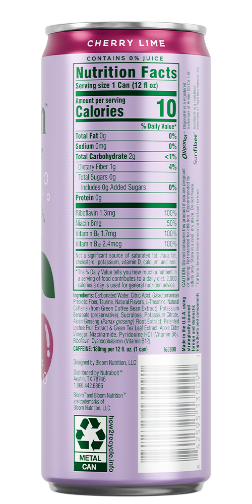 Bloom energy cherry lime bacl