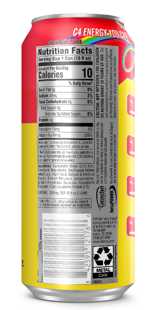 C4 Cosmic Rainbow 16oz back