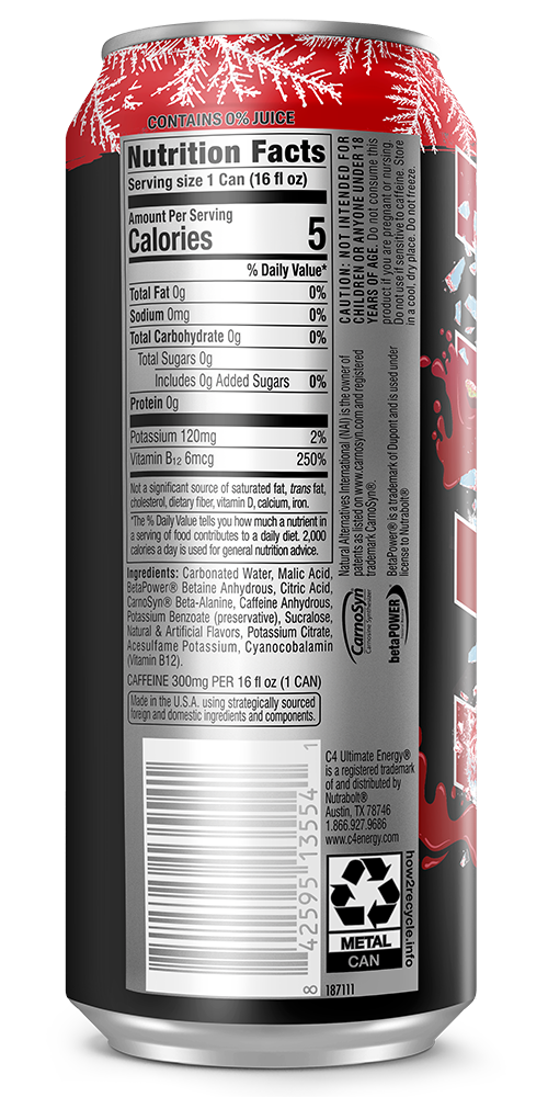 C4 Ultimate Cherry Bomb Frost - back