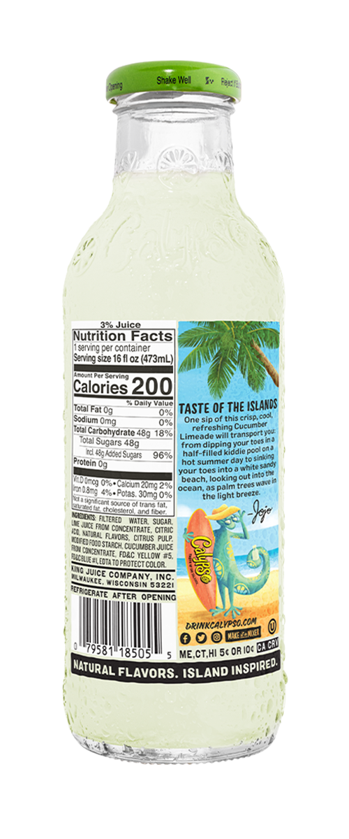 Calypso cucumber -Limeade back 2