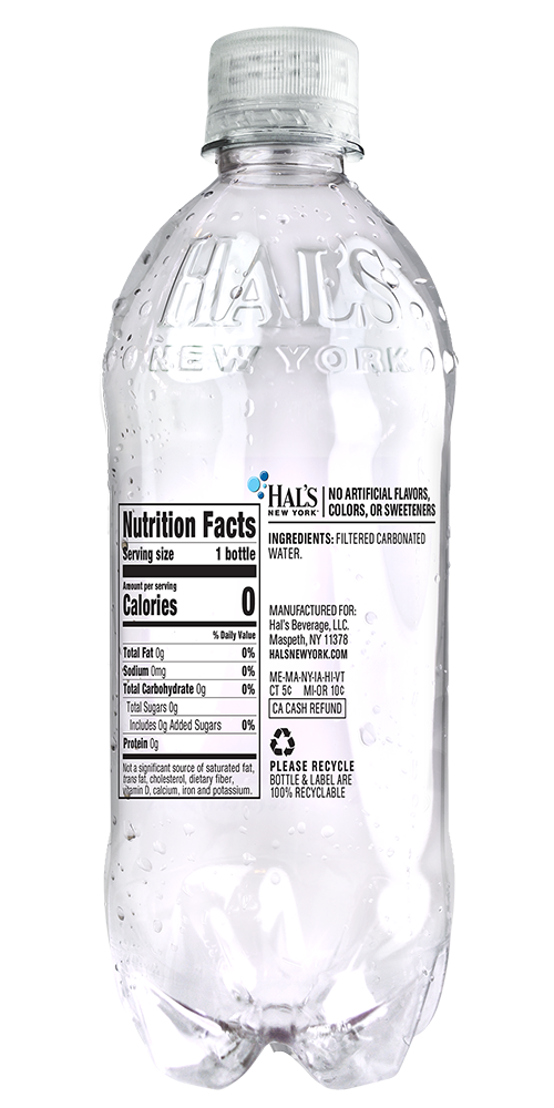 Hals Seltzer Original 20oz back