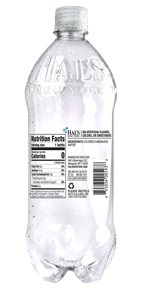 Hals original 1L seltzer back