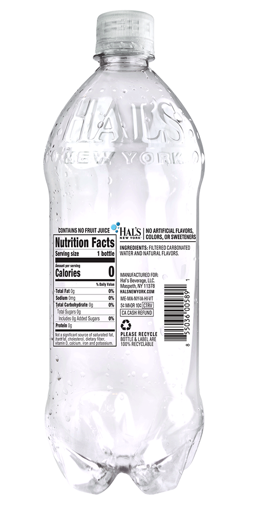 Hals seltzer 1L BlackCherry - back
