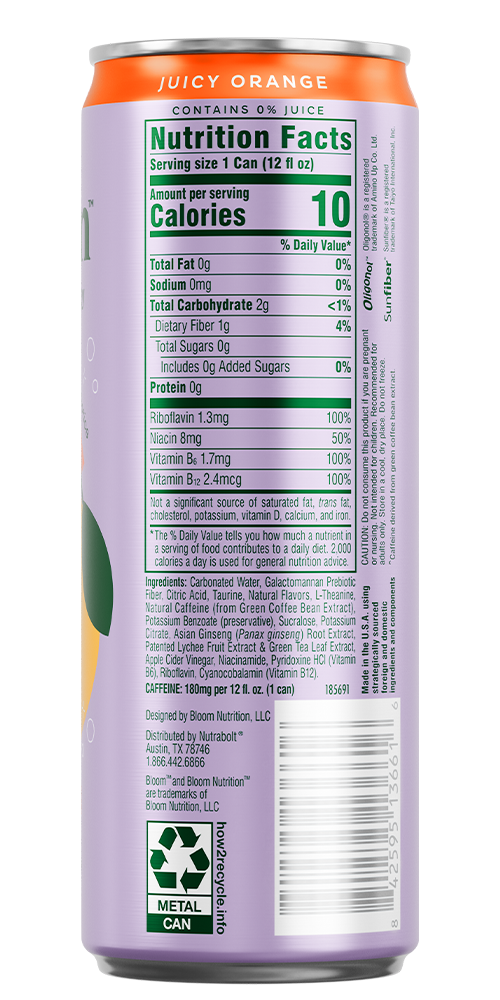 bloom energy juicy orange back