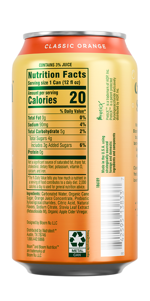 BLOOM POP ORANGE BACK NEW