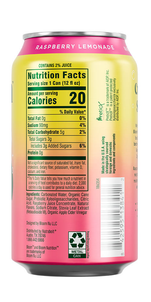 Bloom Pop Ras Lemon Back NEW