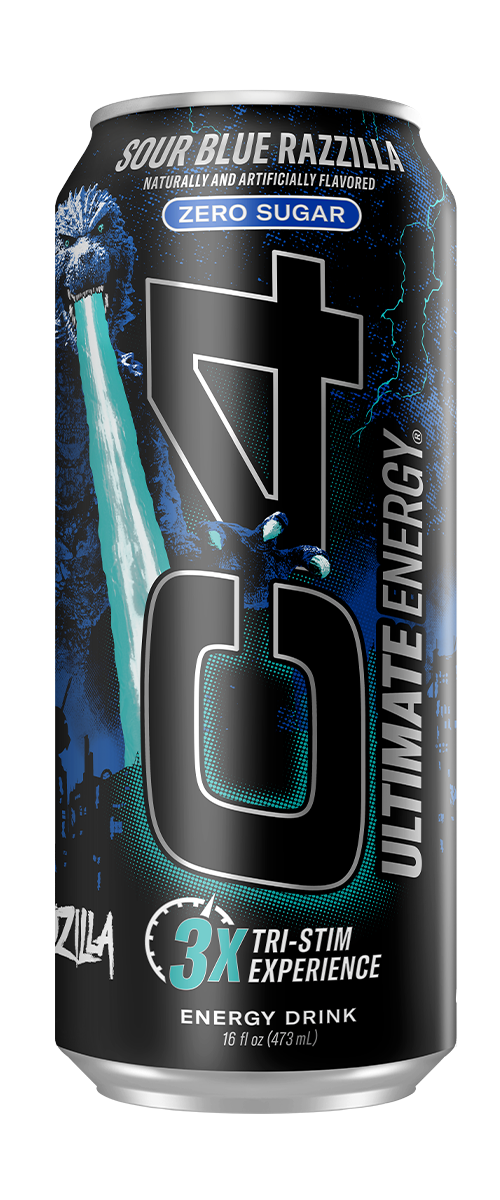 C4 sour blue Razzilla- front