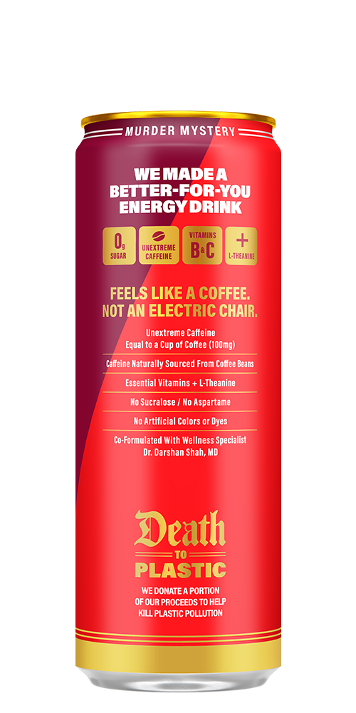 LD Murder Mystery 12oz Energy Back