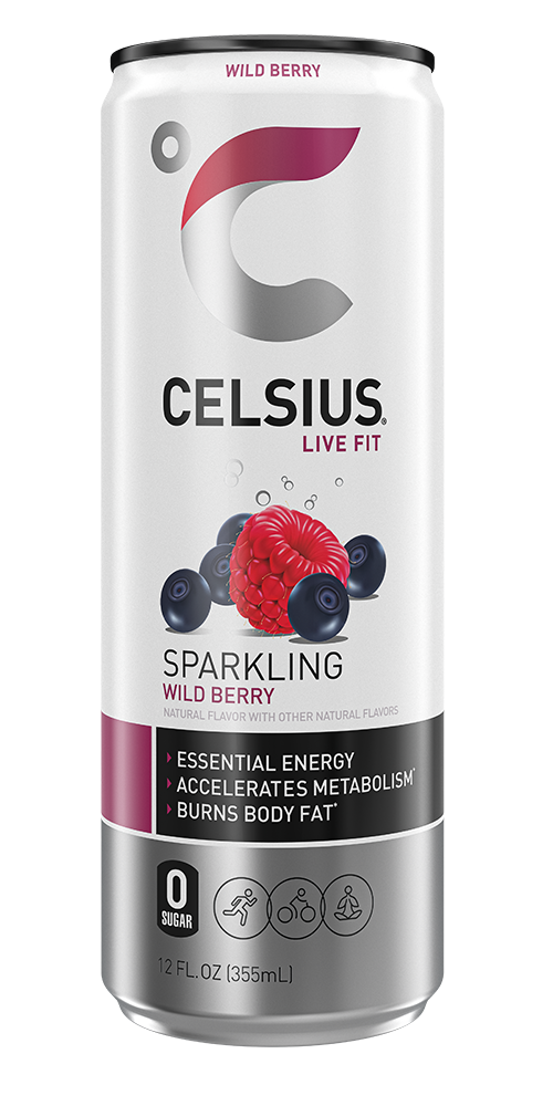 Celsius Wild Berry Front