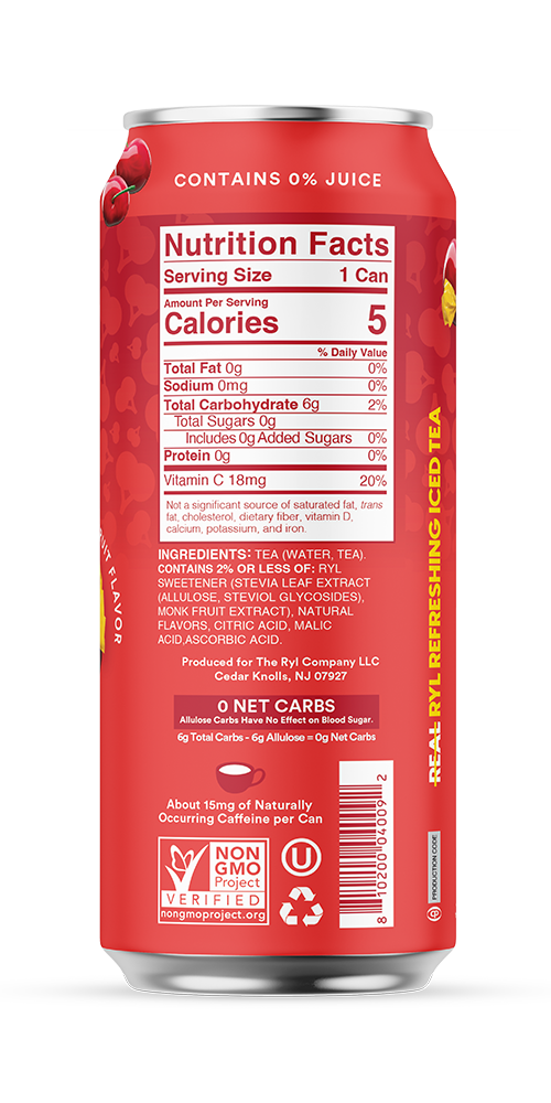 The Ryl Tea Jolly Rancher Cherry back -- NEW