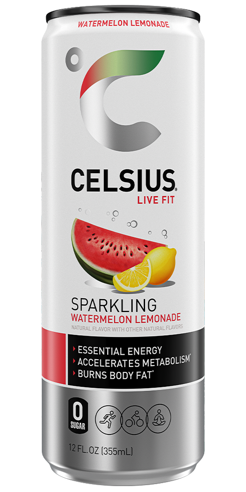 Celsius Sparkling Watermelon Lemonade front