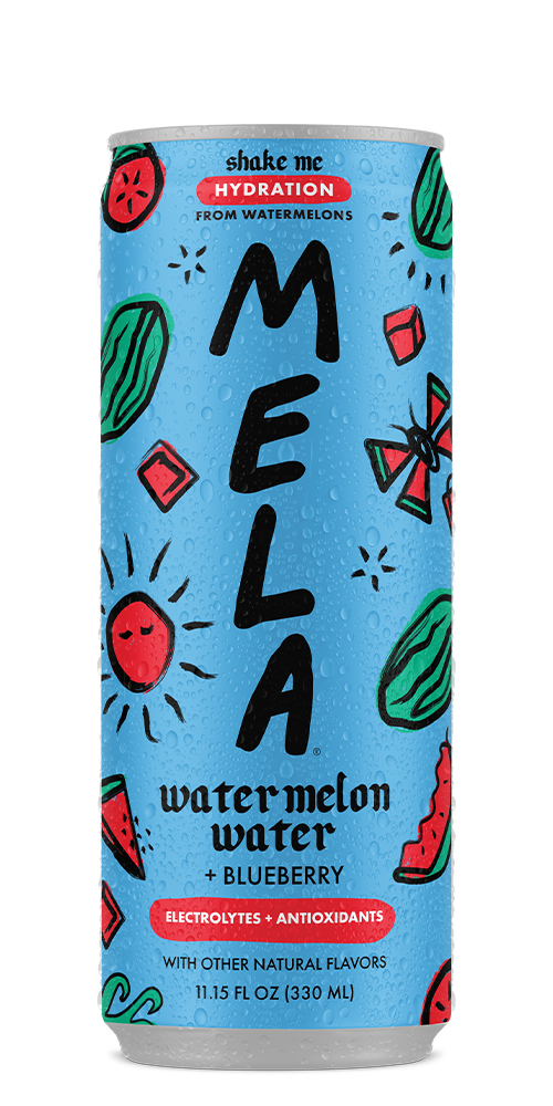 Mela Water Blueberry Front