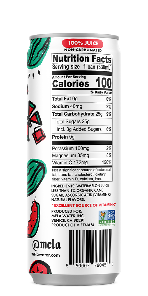 Mela Water Original Back