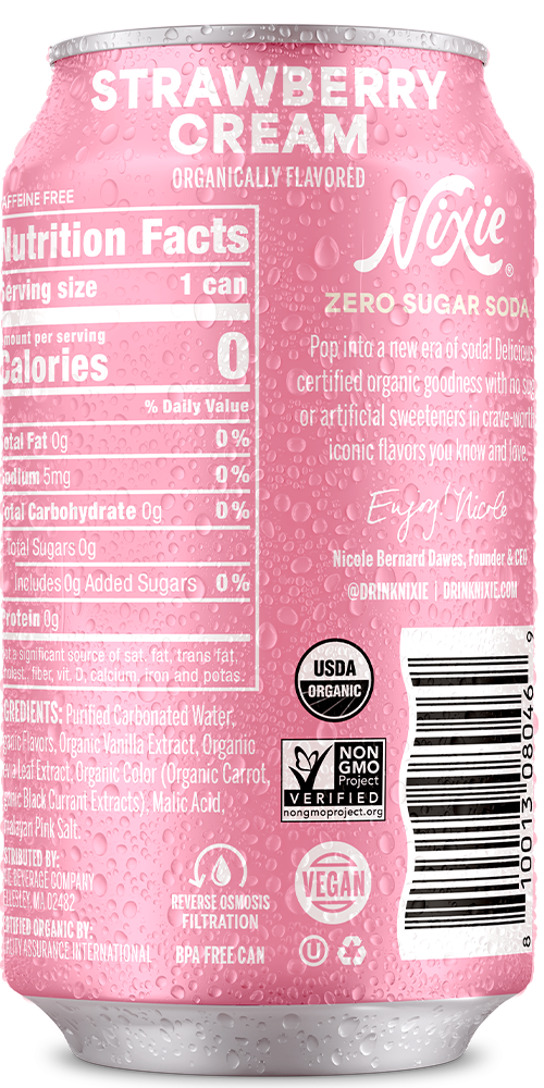 Nixie Strawberry Cream Back