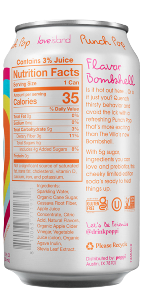 POPPI PUNCH POP BACK