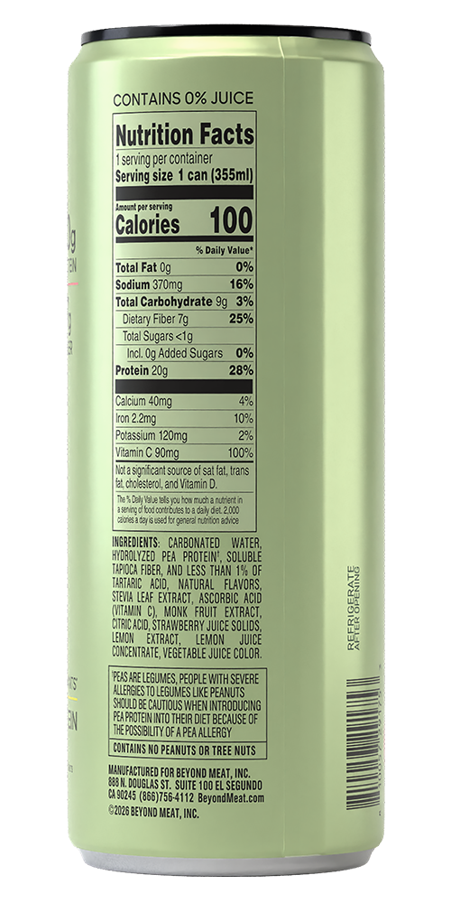 Beyond Immerse Strawberry Lemonade Back