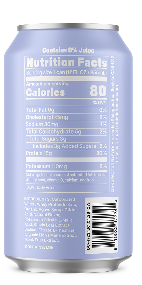 Gym Soda Grape back